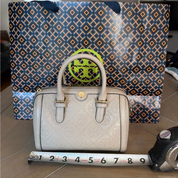 Tory Burch Light Gray Mini Bag cross body - Picture 2 of 11